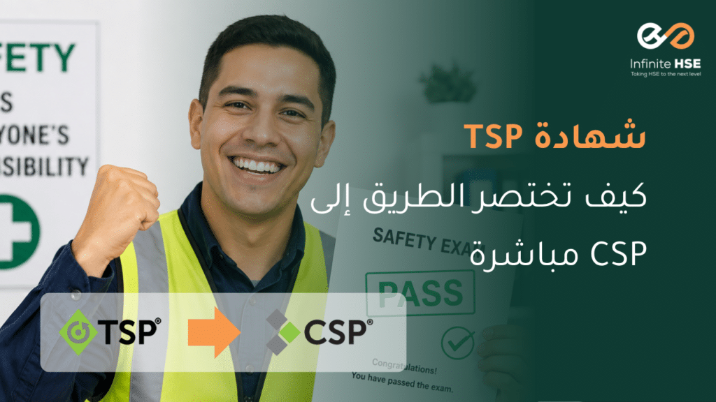 خطوات التقديم على شهادة TSP من BCSP للحصول على CSP مباشرة | متطلبات شهادة TSP والشهادات المعتمدة للتقديم بما فيها OTHM Level 6